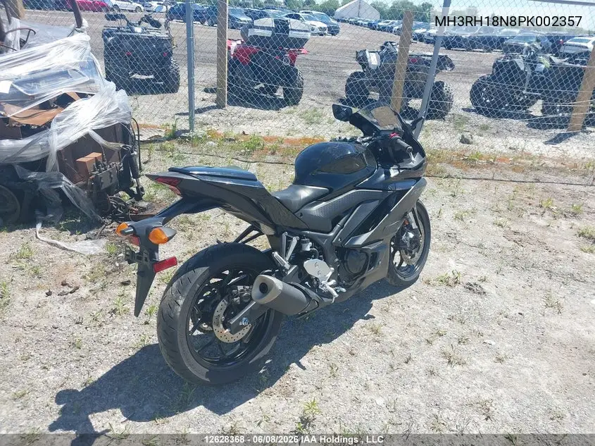2023 Yamaha Yzfr3 A VIN: MH3RH18N8PK002357 Lot: 12628368