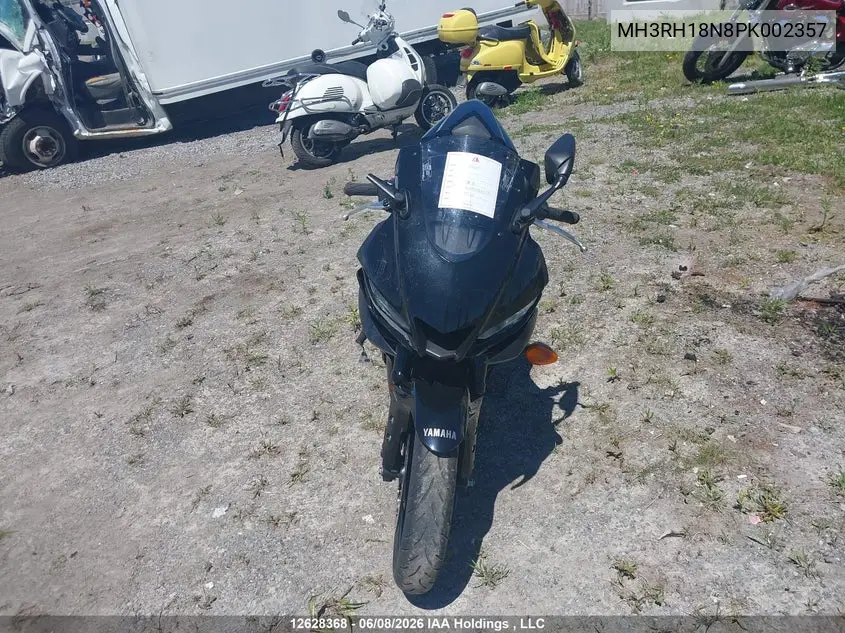 2023 Yamaha Yzfr3 A VIN: MH3RH18N8PK002357 Lot: 12628368