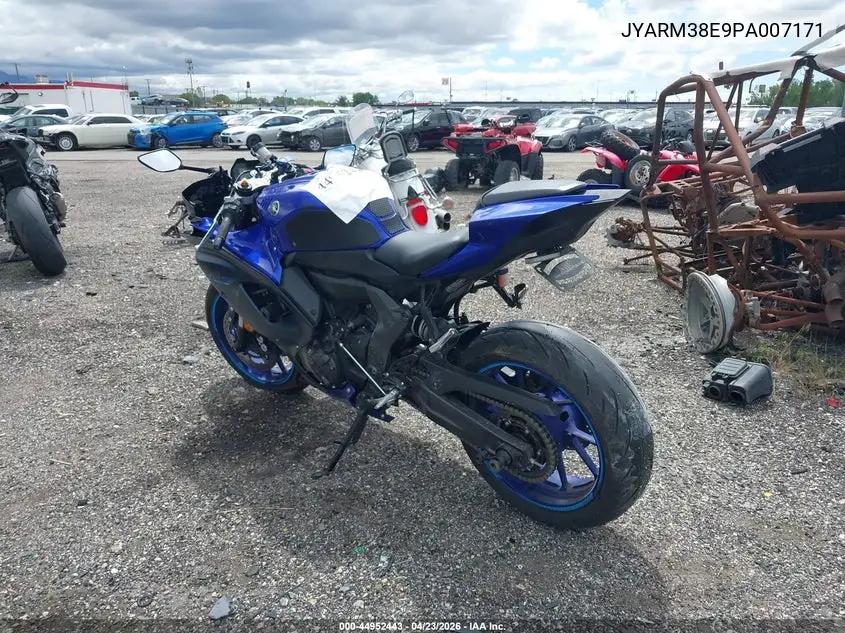 2023 Yamaha Yzfr7 VIN: JYARM38E9PA007171 Lot: 44952443