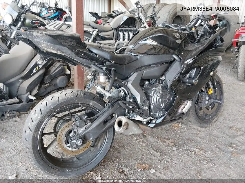 2023 Yamaha Yzfr7 VIN: JYARM38E4PA005084 Lot: 45086162