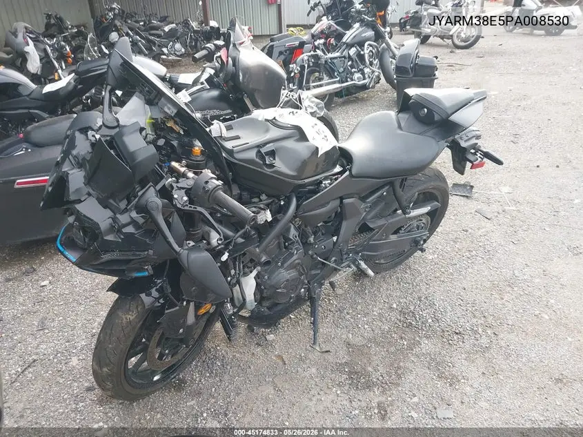 2023 Yamaha Yzfr7 VIN: JYARM38E5PA008530 Lot: 45174833