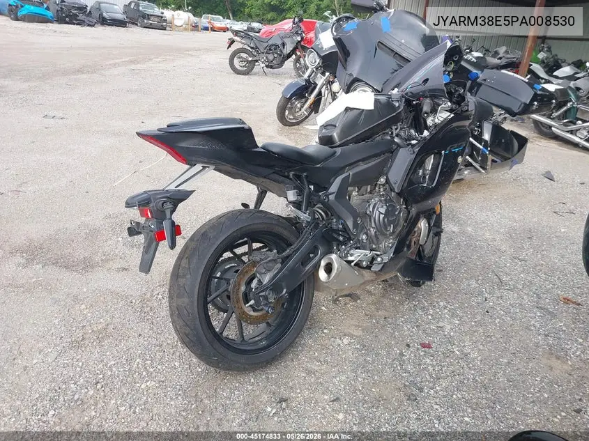 2023 Yamaha Yzfr7 VIN: JYARM38E5PA008530 Lot: 45174833