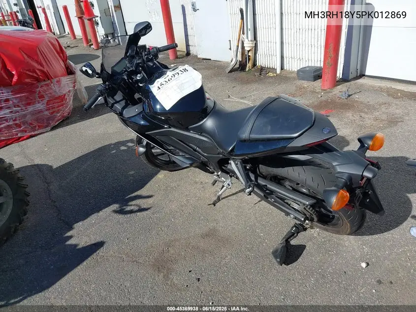 2023 Yamaha Yzfr3 A VIN: MH3RH18Y5PK012869 Lot: 45369938