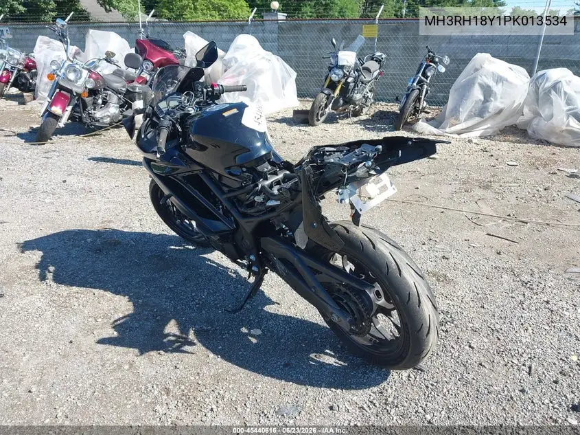 2023 Yamaha Yzfr3 A VIN: MH3RH18Y1PK013534 Lot: 45440616