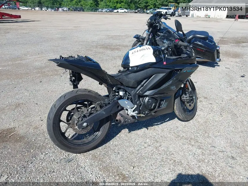 2023 Yamaha Yzfr3 A VIN: MH3RH18Y1PK013534 Lot: 45440616