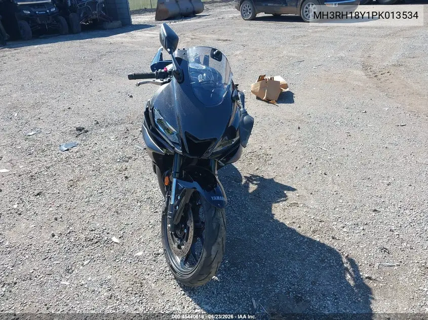 2023 Yamaha Yzfr3 A VIN: MH3RH18Y1PK013534 Lot: 45440616
