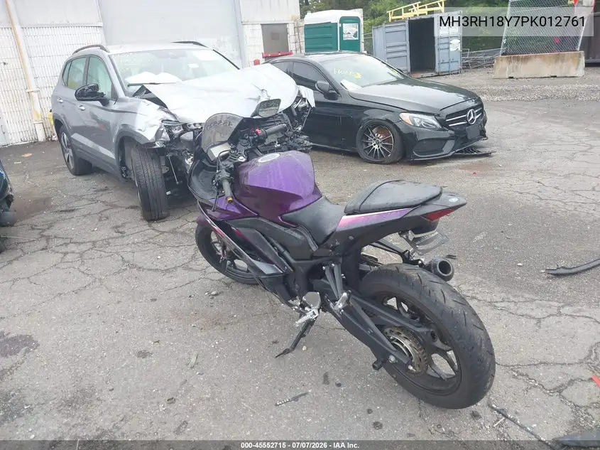 2023 Yamaha Yzfr3 A VIN: MH3RH18Y7PK012761 Lot: 45552715