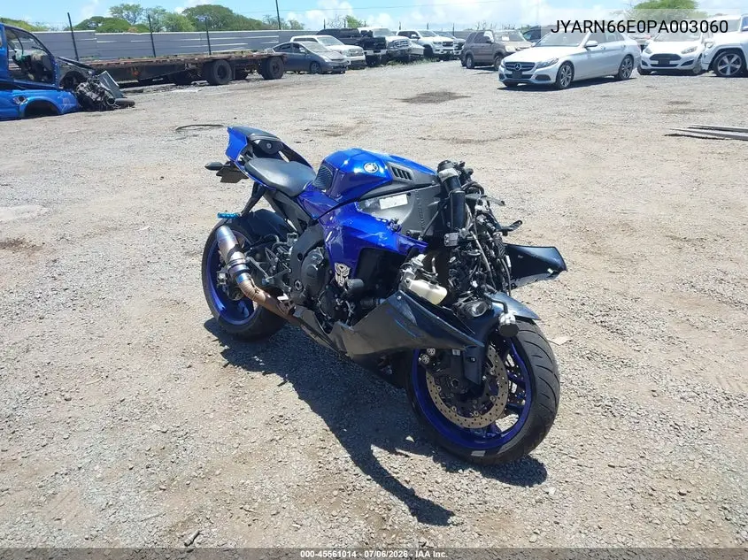 2023 Yamaha Yzfr1 VIN: JYARN66E0PA003060 Lot: 45561014