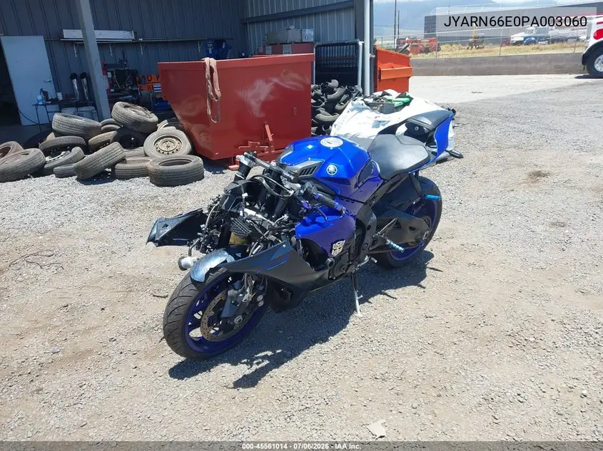 2023 Yamaha Yzfr1 VIN: JYARN66E0PA003060 Lot: 45561014