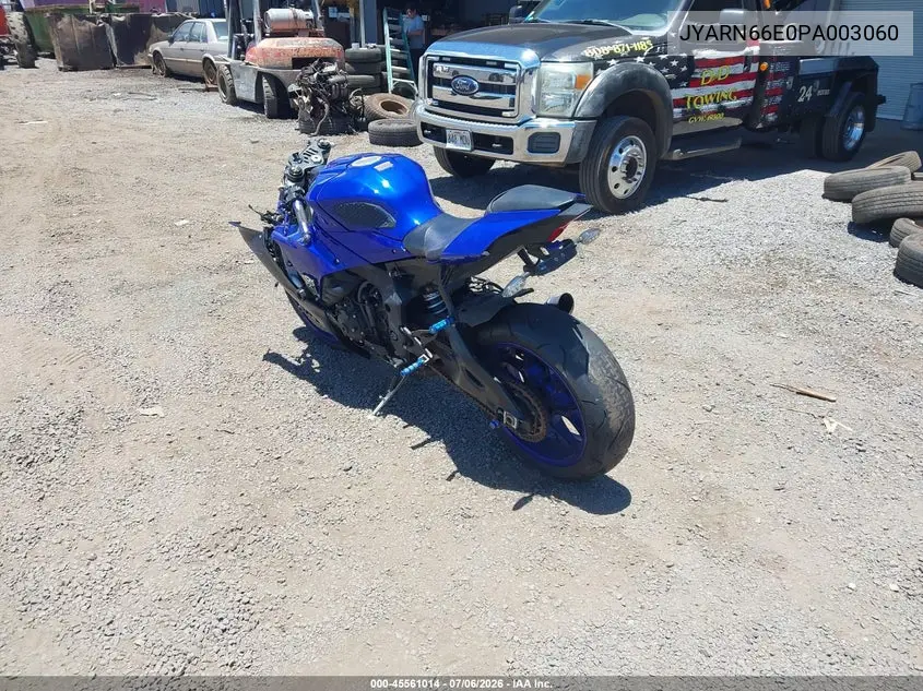 2023 Yamaha Yzfr1 VIN: JYARN66E0PA003060 Lot: 45561014