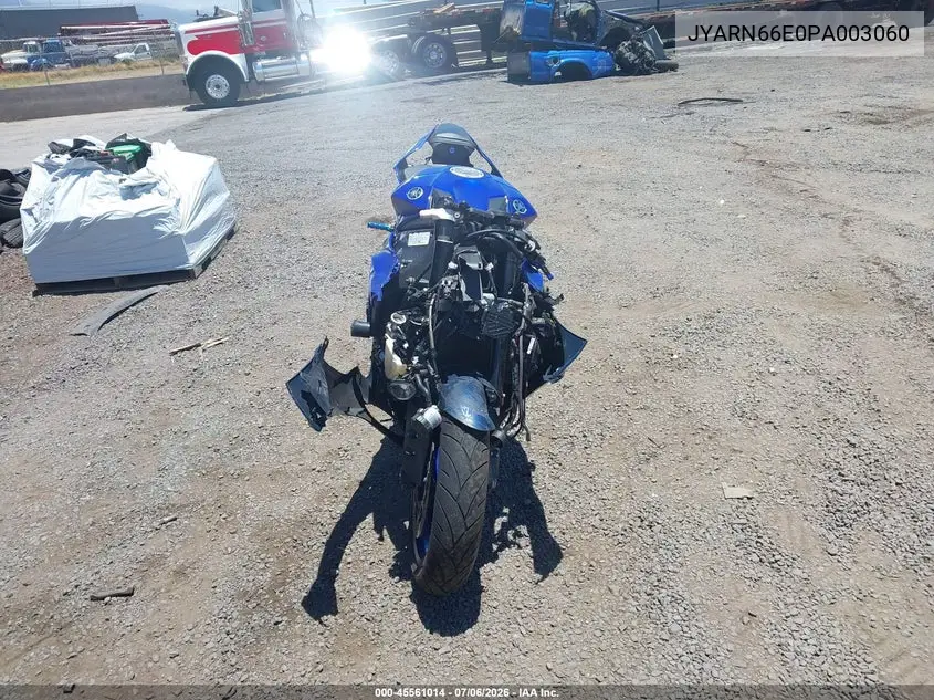 2023 Yamaha Yzfr1 VIN: JYARN66E0PA003060 Lot: 45561014