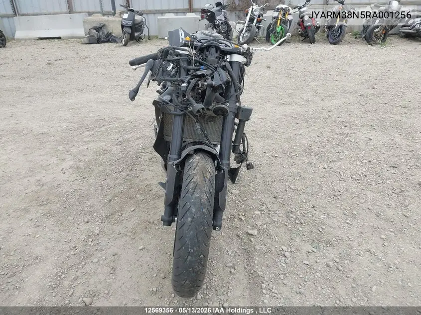 2024 Yamaha Yzfr7 VIN: JYARM38N5RA001256 Lot: 12569356