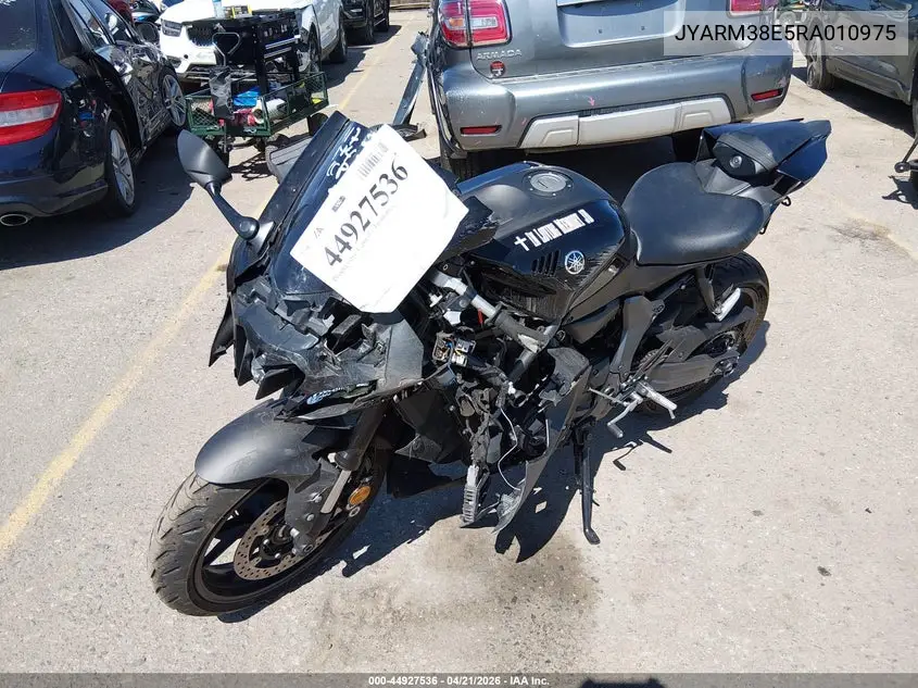 2024 Yamaha Yzfr7 VIN: JYARM38E5RA010975 Lot: 44927536