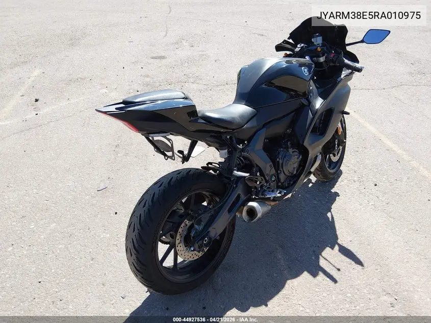 2024 Yamaha Yzfr7 VIN: JYARM38E5RA010975 Lot: 44927536