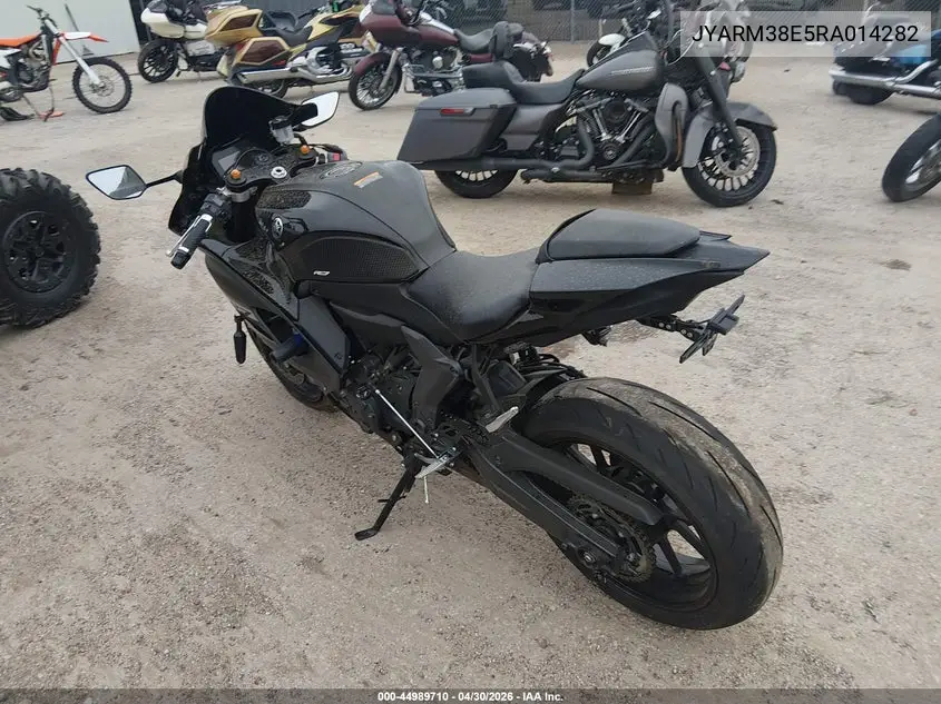 2024 Yamaha Yzfr7 VIN: JYARM38E5RA014282 Lot: 44989710