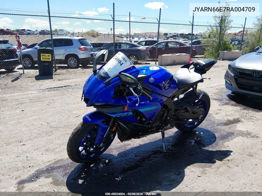 2024 Yamaha Yzfr1 VIN: JYARN66E7RA004709 Lot: 45024004