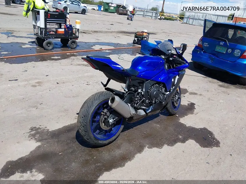 2024 Yamaha Yzfr1 VIN: JYARN66E7RA004709 Lot: 45024004