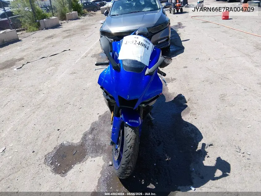2024 Yamaha Yzfr1 VIN: JYARN66E7RA004709 Lot: 45024004
