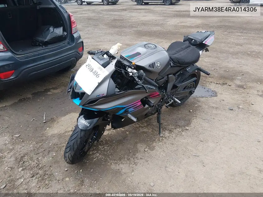 2024 Yamaha Yzfr7 VIN: JYARM38E4RA014306 Lot: 45160406