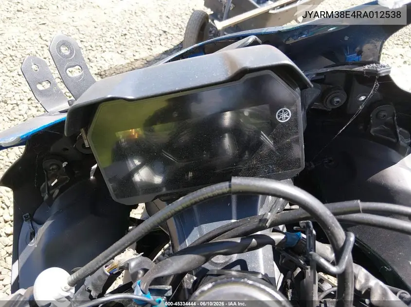 2024 Yamaha Yzfr7 VIN: JYARM38E4RA012538 Lot: 45334444