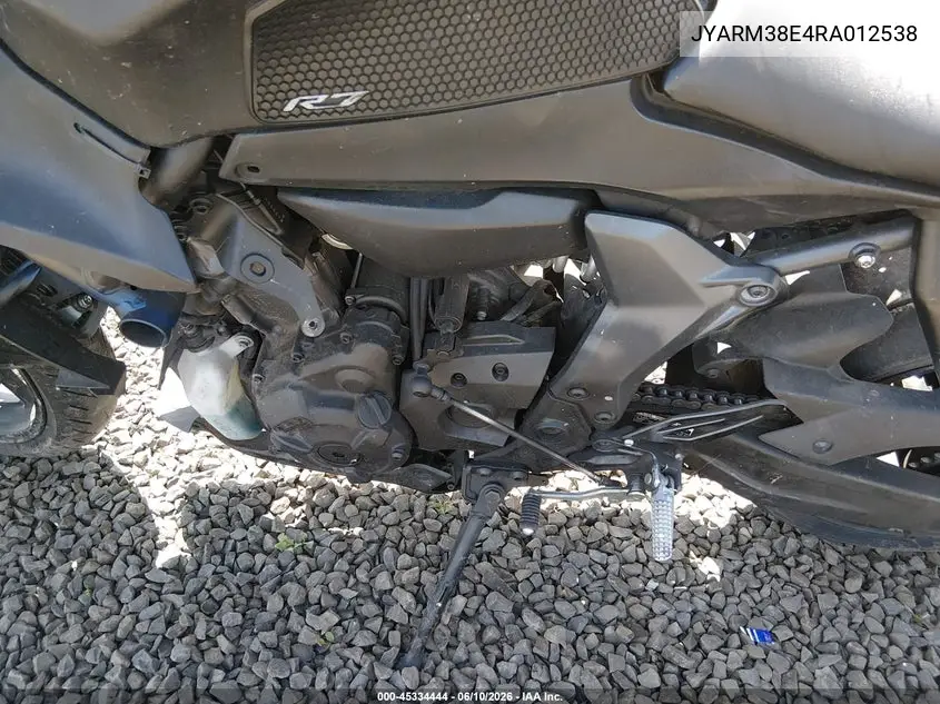 2024 Yamaha Yzfr7 VIN: JYARM38E4RA012538 Lot: 45334444
