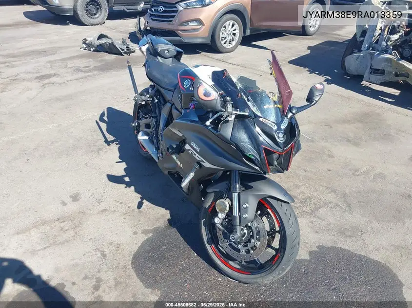2024 Yamaha Yzfr7 VIN: JYARM38E9RA013359 Lot: 45508682