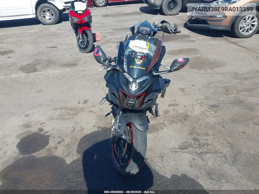 2024 Yamaha Yzfr7 VIN: JYARM38E9RA013359 Lot: 45508682