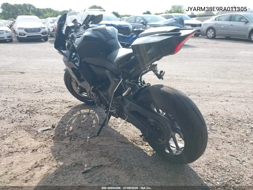2024 Yamaha Yzfr7 VIN: JYARM38E9RA011305 Lot: 45584496