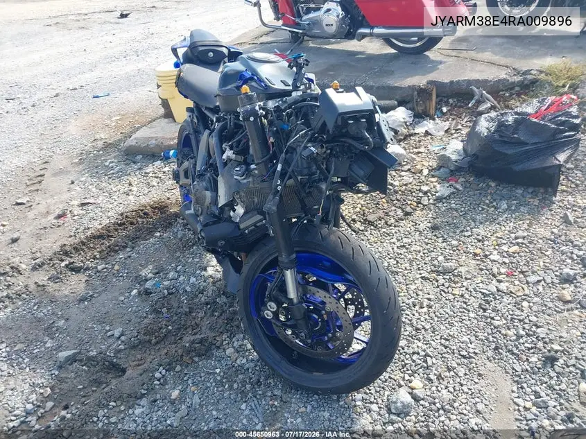 2024 Yamaha Yzfr7 VIN: JYARM38E4RA009896 Lot: 45650963
