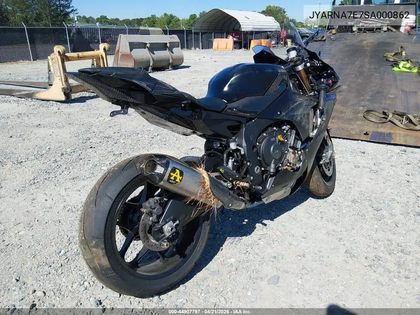 2025 Yamaha Yzf1000 VIN: JYARNA7E7SA000862 Lot: 44907797