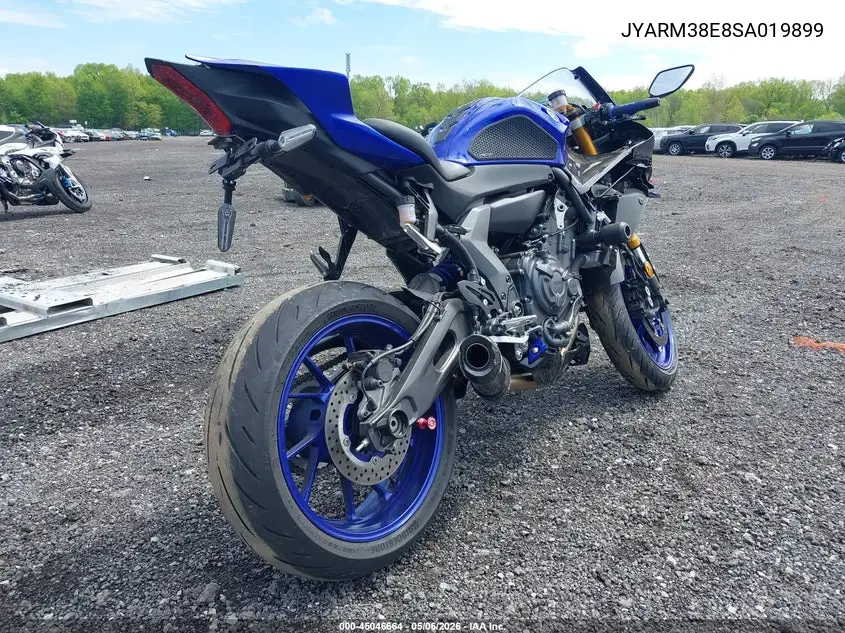 2025 Yamaha Yzfr7 VIN: JYARM38E8SA019899 Lot: 45046664