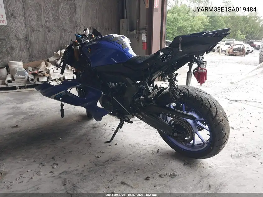 2025 Yamaha Yzfr7 VIN: JYARM38E1SA019484 Lot: 45046725
