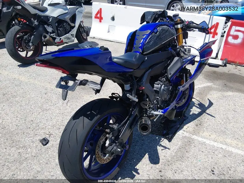 2025 Yamaha Yzfr7 VIN: JYARM38Y2SA003532 Lot: 45049336
