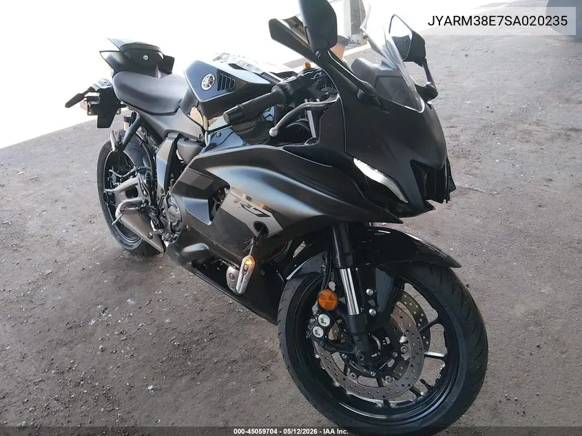 2025 Yamaha Yzfr7 VIN: JYARM38E7SA020235 Lot: 45059704