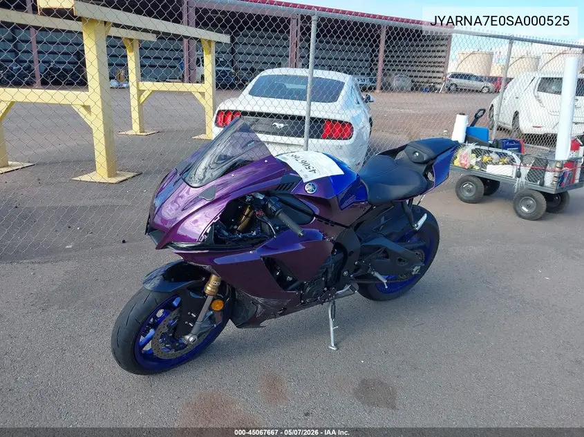 2025 Yamaha Yzf1000 VIN: JYARNA7E0SA000525 Lot: 45067667