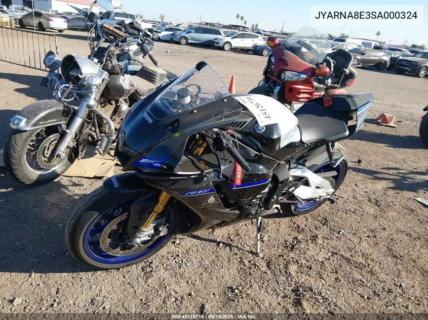 2025 Yamaha Yzf1000 D VIN: JYARNA8E3SA000324 Lot: 45126716