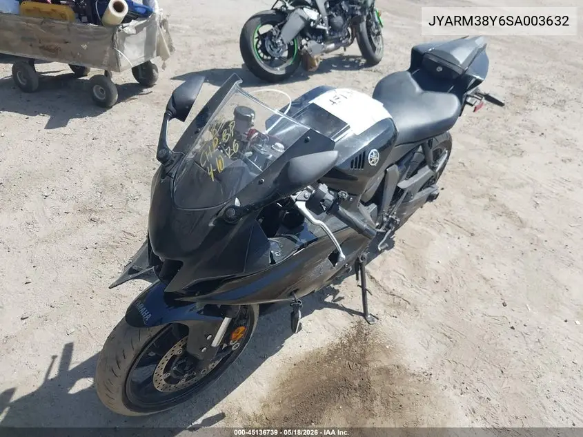 2025 Yamaha Yzfr7 VIN: JYARM38Y6SA003632 Lot: 45136739