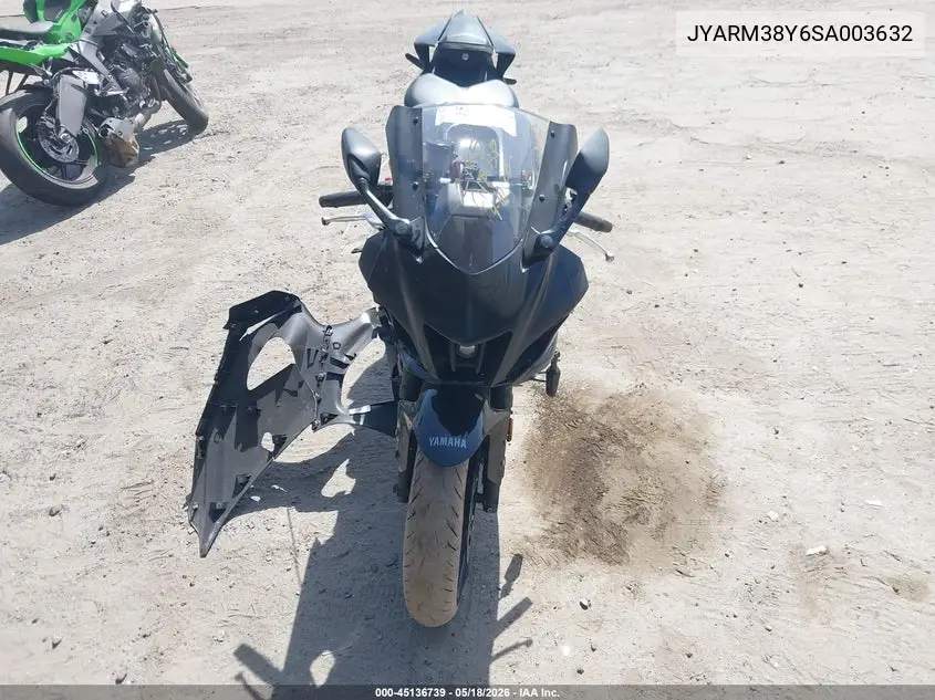 2025 Yamaha Yzfr7 VIN: JYARM38Y6SA003632 Lot: 45136739