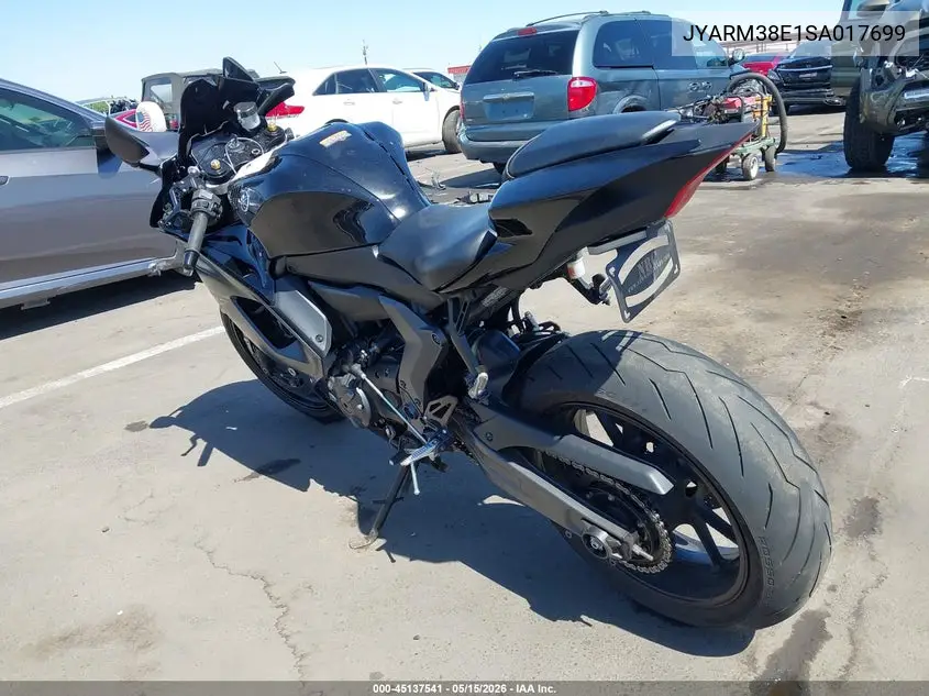 2025 Yamaha Yzfr7 VIN: JYARM38E1SA017699 Lot: 45137541