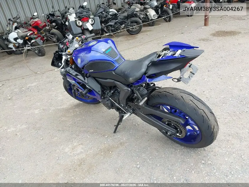 2025 Yamaha Yzfr7 VIN: JYARM38Y3SA004267 Lot: 45176706