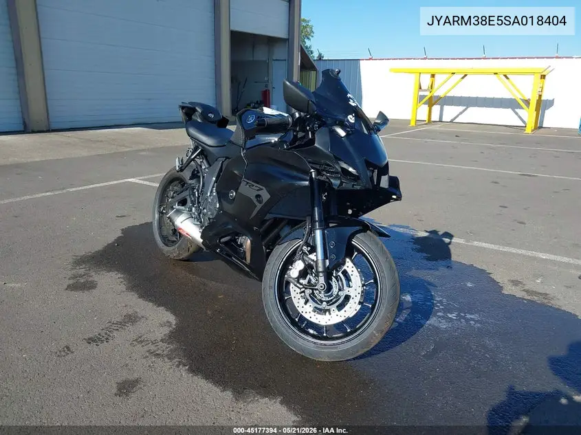 2025 Yamaha Yzfr7 VIN: JYARM38E5SA018404 Lot: 45177394