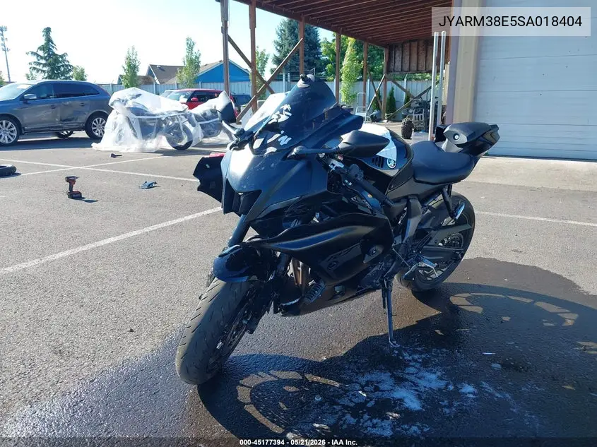 2025 Yamaha Yzfr7 VIN: JYARM38E5SA018404 Lot: 45177394