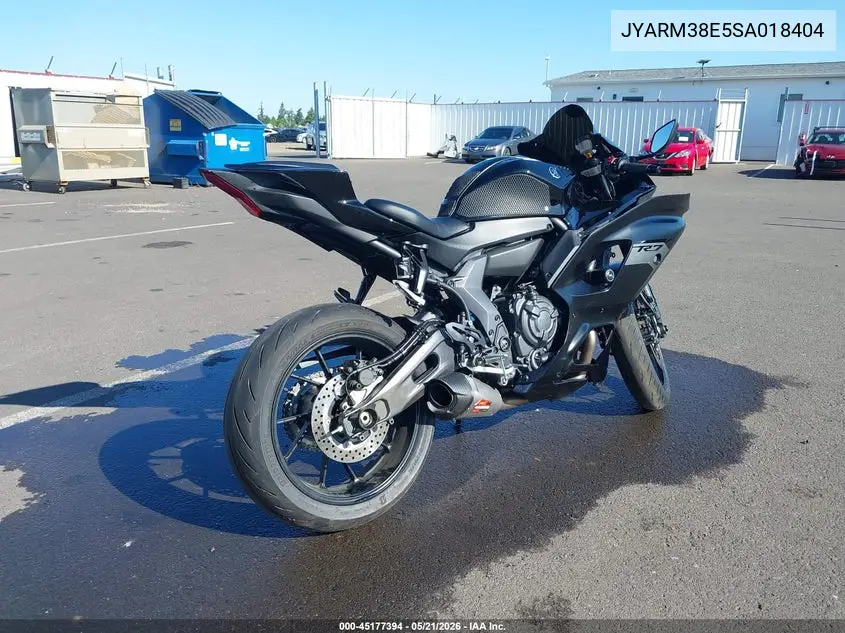 2025 Yamaha Yzfr7 VIN: JYARM38E5SA018404 Lot: 45177394