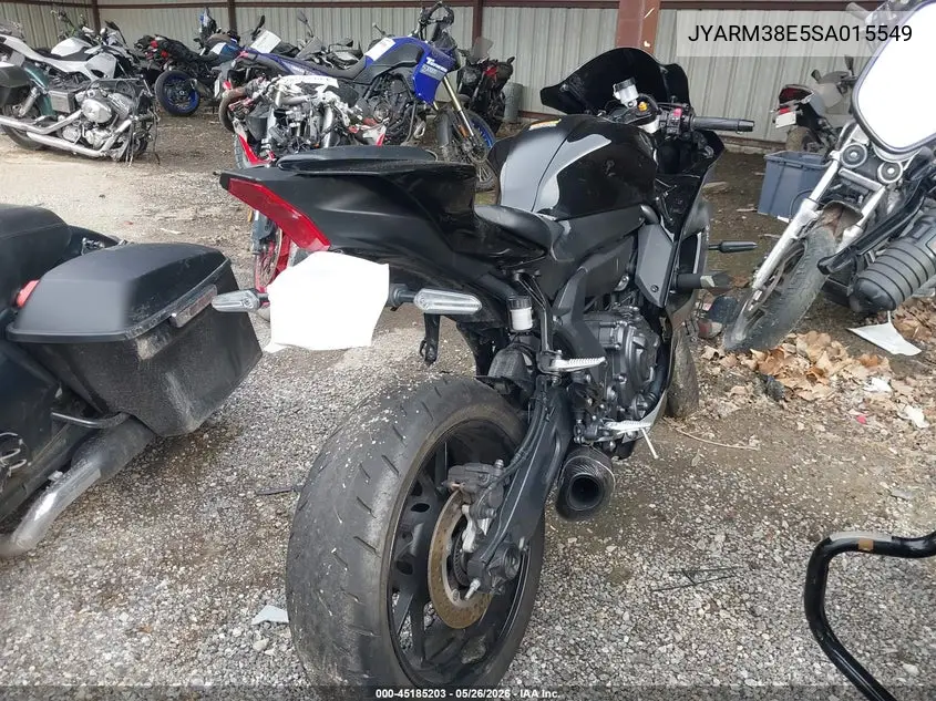 2025 Yamaha Yzfr7 VIN: JYARM38E5SA015549 Lot: 45185203