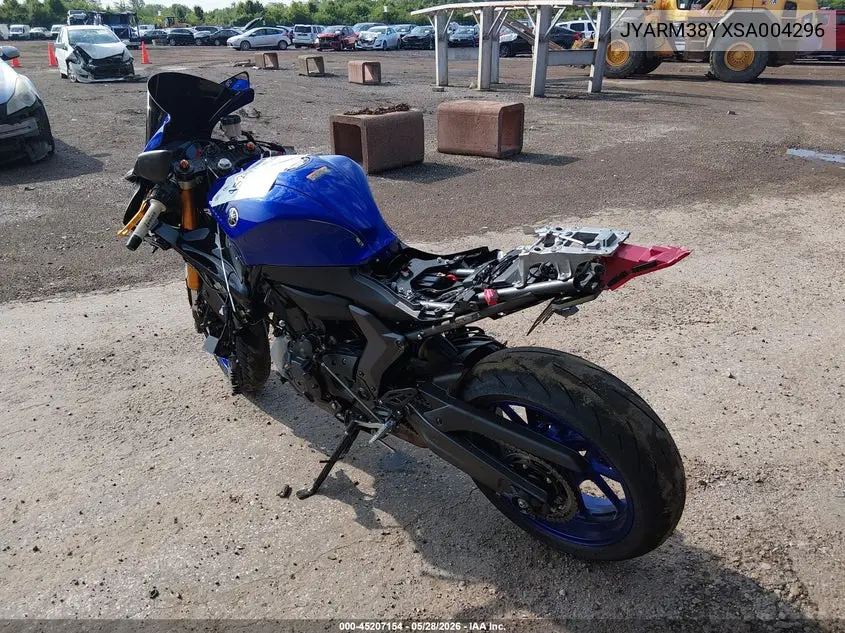 2025 Yamaha Yzfr7 VIN: JYARM38YXSA004296 Lot: 45207154