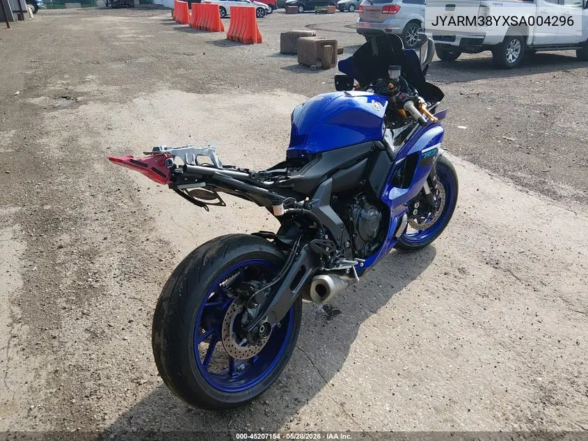 2025 Yamaha Yzfr7 VIN: JYARM38YXSA004296 Lot: 45207154