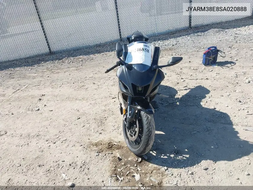 2025 Yamaha Yzfr7 VIN: JYARM38E8SA020888 Lot: 45246858