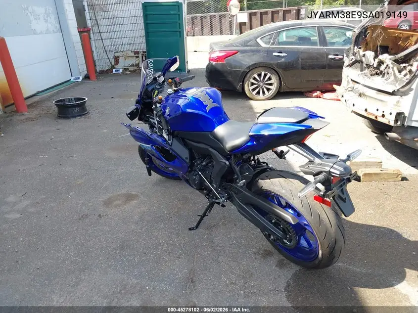 2025 Yamaha Yzfr7 VIN: JYARM38E9SA019149 Lot: 45278102