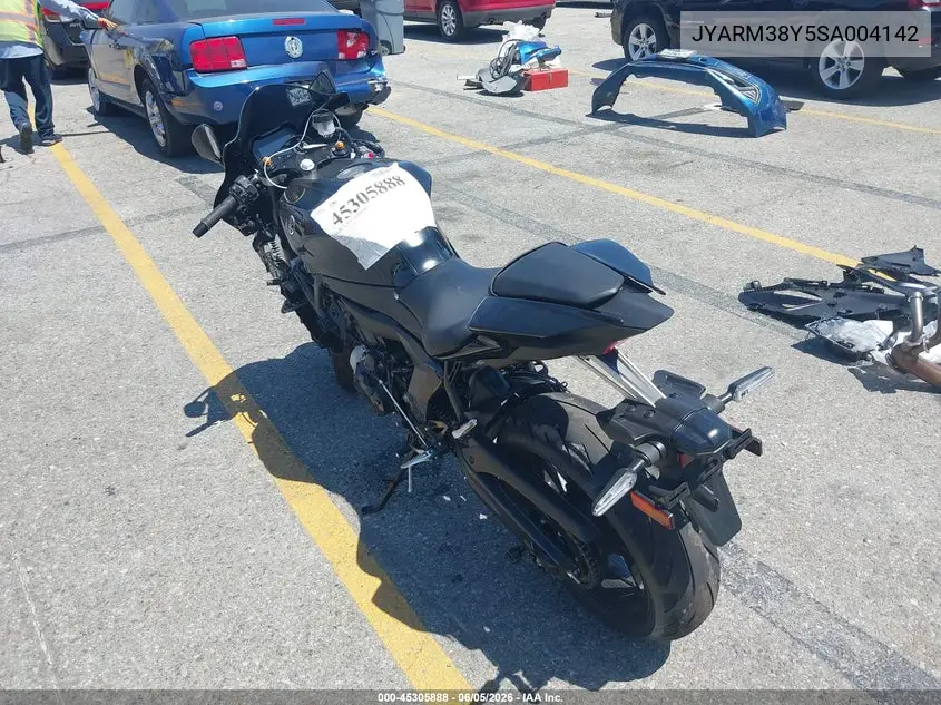 2025 Yamaha Yzfr7 VIN: JYARM38Y5SA004142 Lot: 45305888