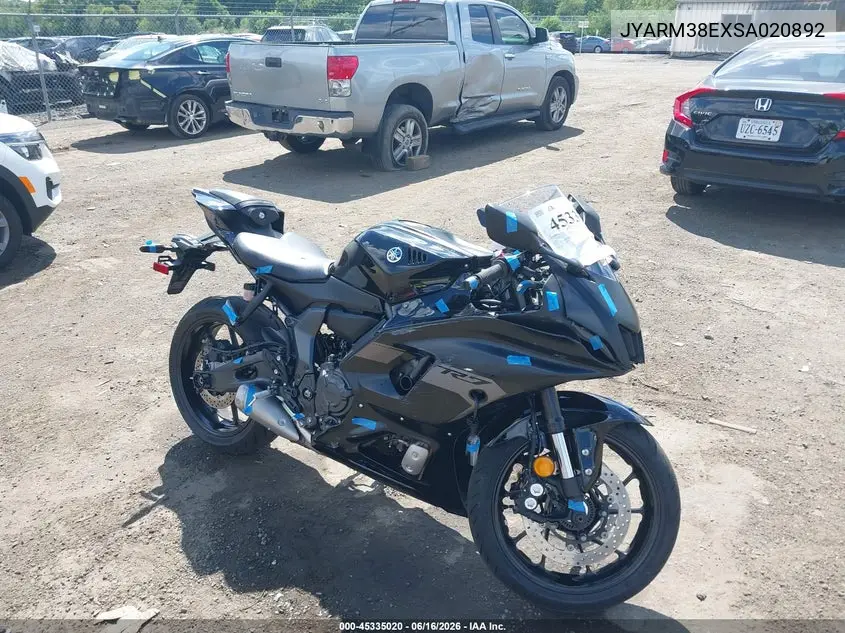 2025 Yamaha Yzfr7 VIN: JYARM38EXSA020892 Lot: 45335020